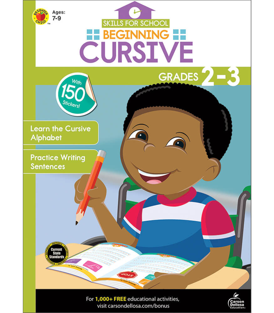 Beginning Cursive Activity Book Grade 2-3 Paperback