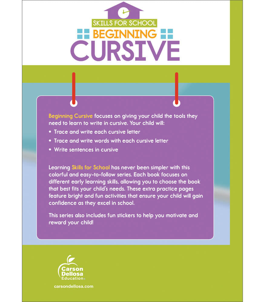 Beginning Cursive Activity Book Grade 2-3 Paperback