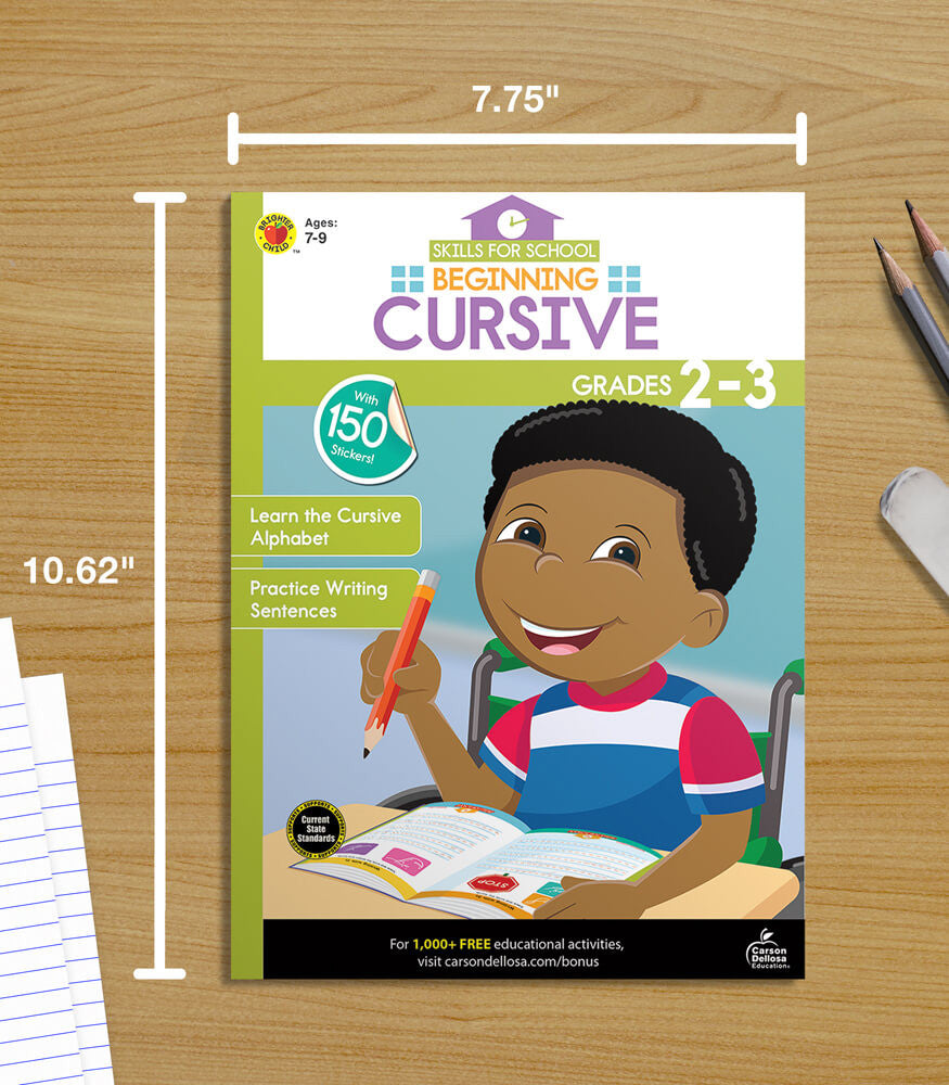 Beginning Cursive Activity Book Grade 2-3 Paperback