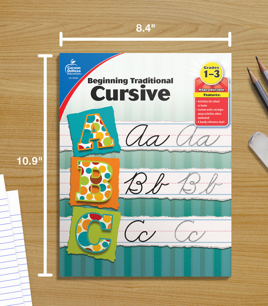 Beginning Traditional Cursive Workbook Grade 1-3