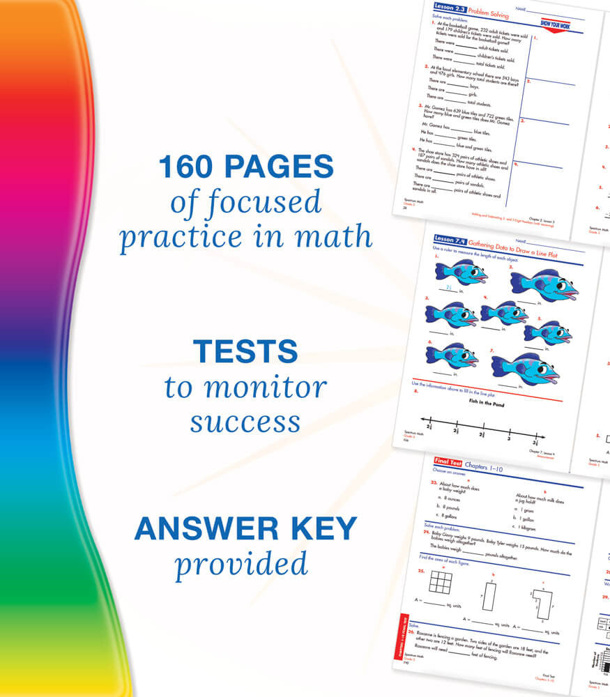 Spectrum Math Workbook Grade 3 Paperback